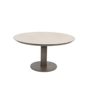 Taste 4SO Low Dining Tisch Sarah Ø130 cm bedruckte Keramik Terre