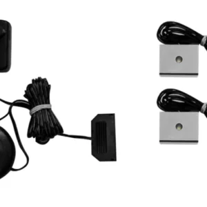 LED Beleuchtung Farbton weiß 2 Punkt mit Stromversorgung, Verbindungskabel und zwei quadratischen Leuchtmodulen.