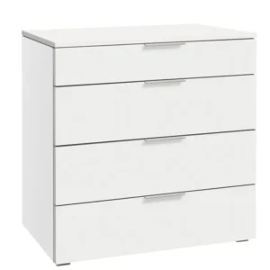 Schubladenkommode ATRINE Kommode MDF Weiß