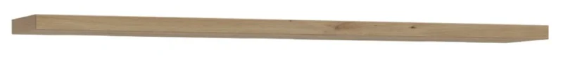 Wandboard passend zur Serie CORONA Paneel 140 cm, Artisan Eiche in Gesamtansicht von vorne.