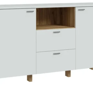 Sideboard Kommode SAITAMA Dekor Secret Grey und Mauvella Eiche Forte