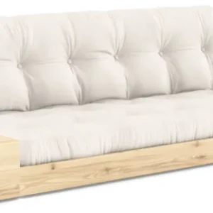 Schlafsofa Ausziehsofa BASE mit Seitenkästen Kiefer massiv lackiert Karup