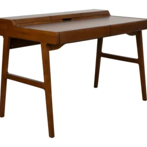 Schreibtisch Kaat Walnut mit Stauraum und Schubladen von Zuiver