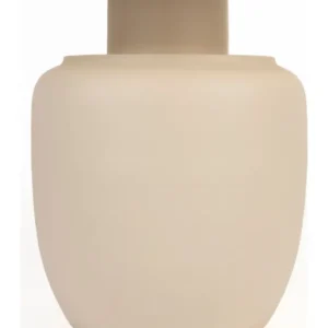 Beistelltisch Karula rund, Keramik-Platte in Travertin-Optik, Beige
