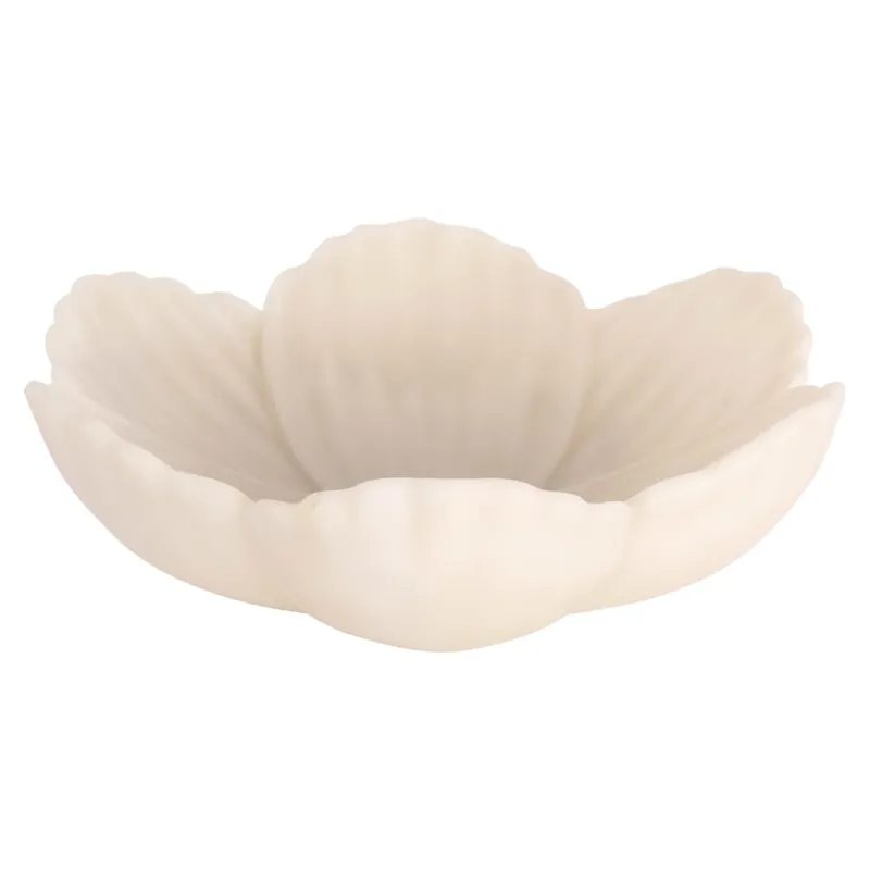 Richmond Schale Xena white S – weiße Deko-Schale, 35x35x11 cm