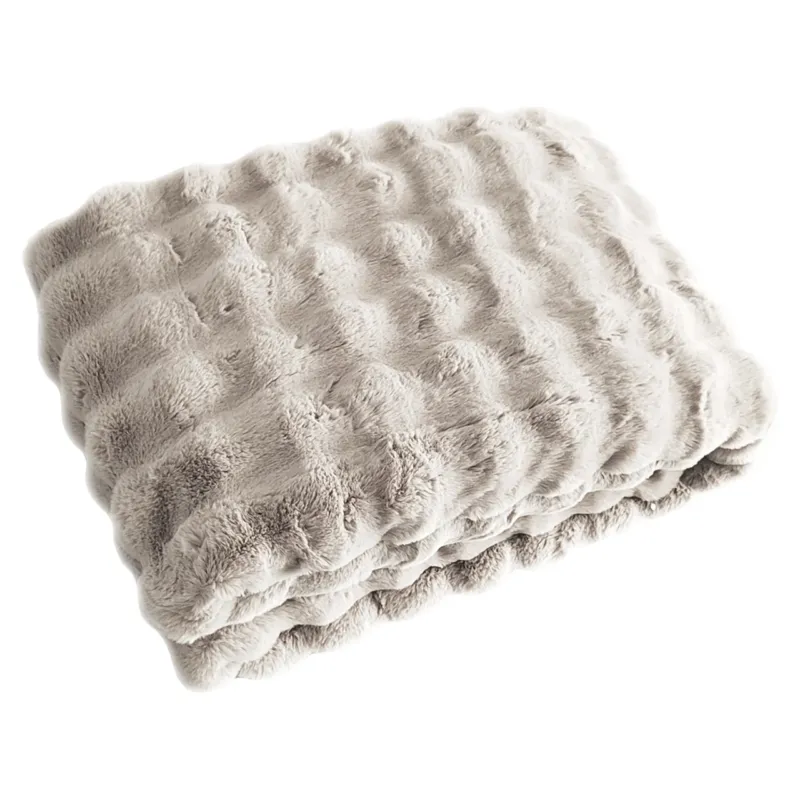 Kuscheldecke Cosy Fluff cream 150x200 cm – flauschig weich