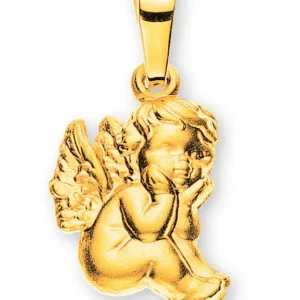 Anhänger Engel Gelbgold 750