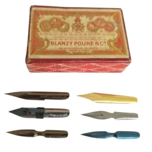 Blanzy Poure & Cie. Feder Set 4 - Vintage