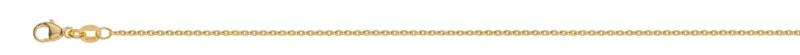 Collier Anker Oval Gelbgold 750 ca. 1.4mm Messerschliff