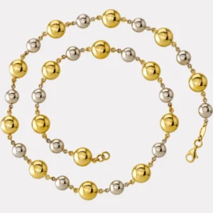 Collier Bicolor Gold 750 45cm