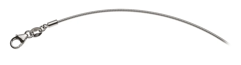 Collier Omega Weissgold 750 ca. 1.0 mm