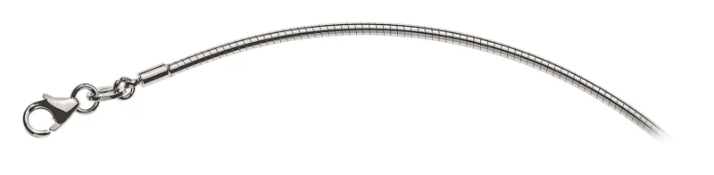 Collier Omega Weissgold 750 ca. 1.8 mm