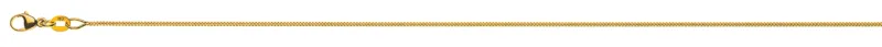 Collier Panzerkette geschliffen Gelbgold 750 ca. 1.0mm