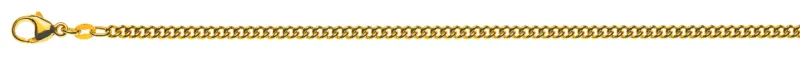 Collier Rundpanzerkette Gelbgold 750 ca. 2.8mm