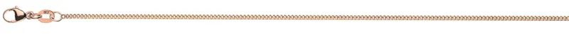 Collier Panzerkette geschliffen Rotgold 750 ca. 1,6mm