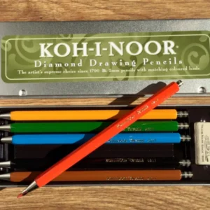 Set 6 bunte Fallminenstifte KOH-I-NOOR 2mm-Farbminen