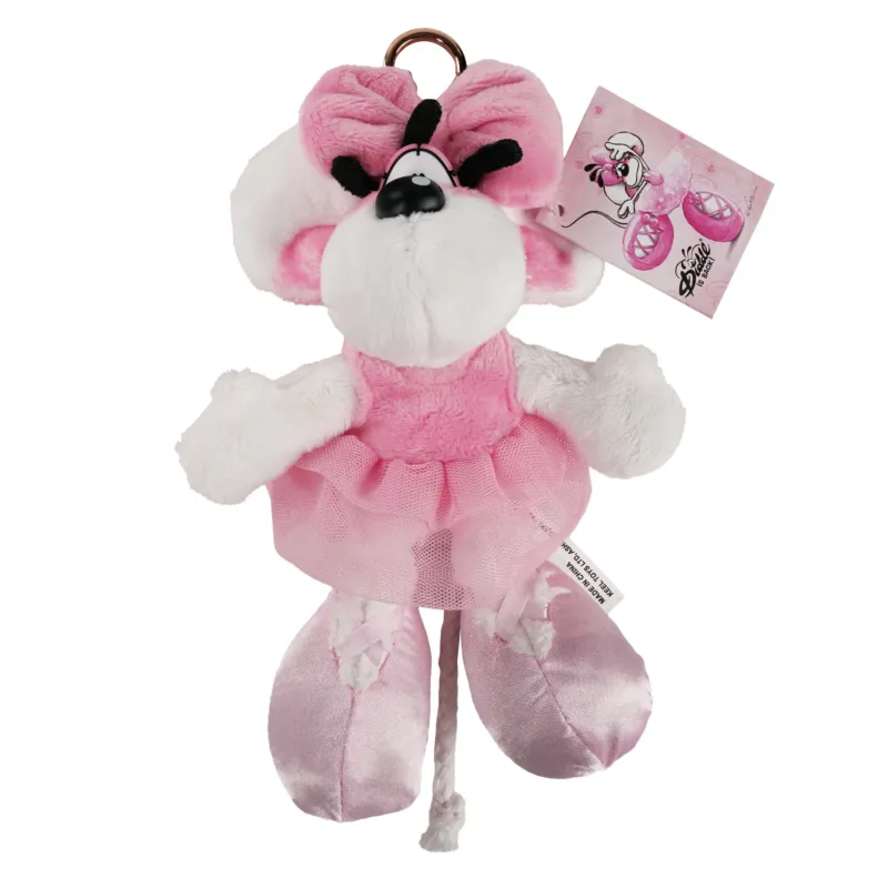 Diddl Schlüsselanhänger · 15 cm · Diddlina · Ballerina-Kleid