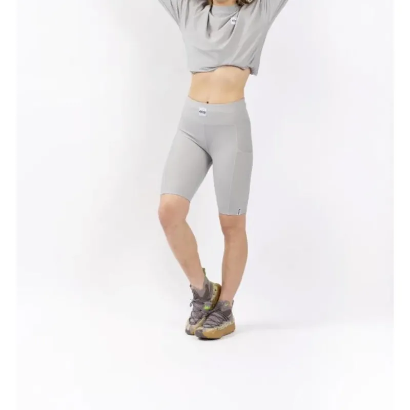 Eivy Venture Rib Damen Biker Shorts Grey Melange-Nitrobags-Shop