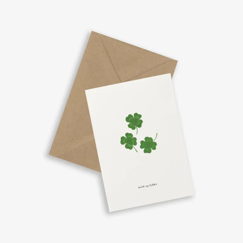 GREETING CARD // KLØVER (DANISH)