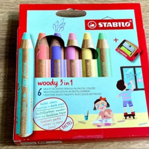 Stabilo Woody 6 Farbstifte pastell Set