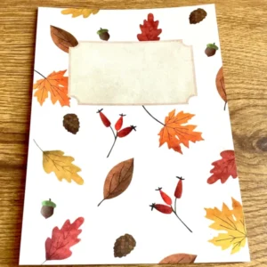Postkarte "Herbstblätter“ (Sabina Aghova)