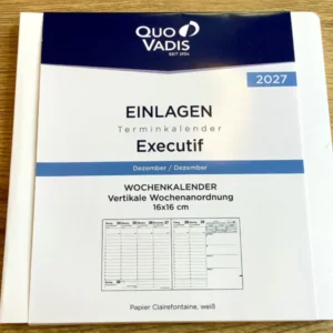 Wochenkalender Einlage Executif 16x16cm Quo Vadis 2027