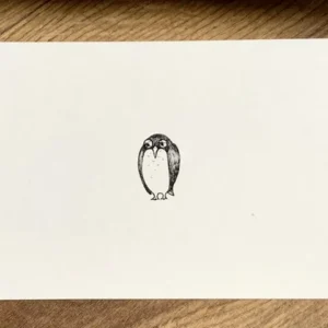 Postkarte Pinguin Drama (Ligarti Bambus)