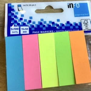 Haftmarker 5 Farben pagemarker infonotes