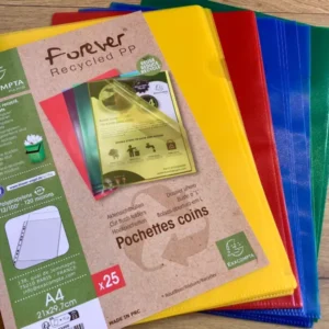 Sichthüllen 25x recycelt Farbmix