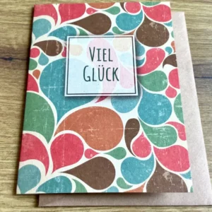 Briefkarte 10x14 Viel Glück (taurus)