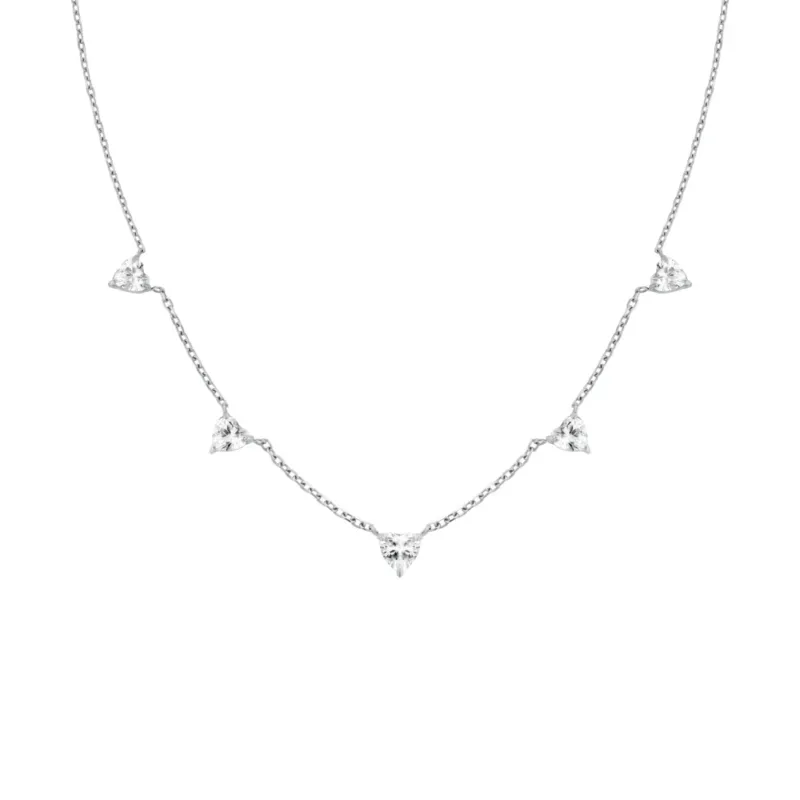 Rosefield Halskette Klassisch Silber