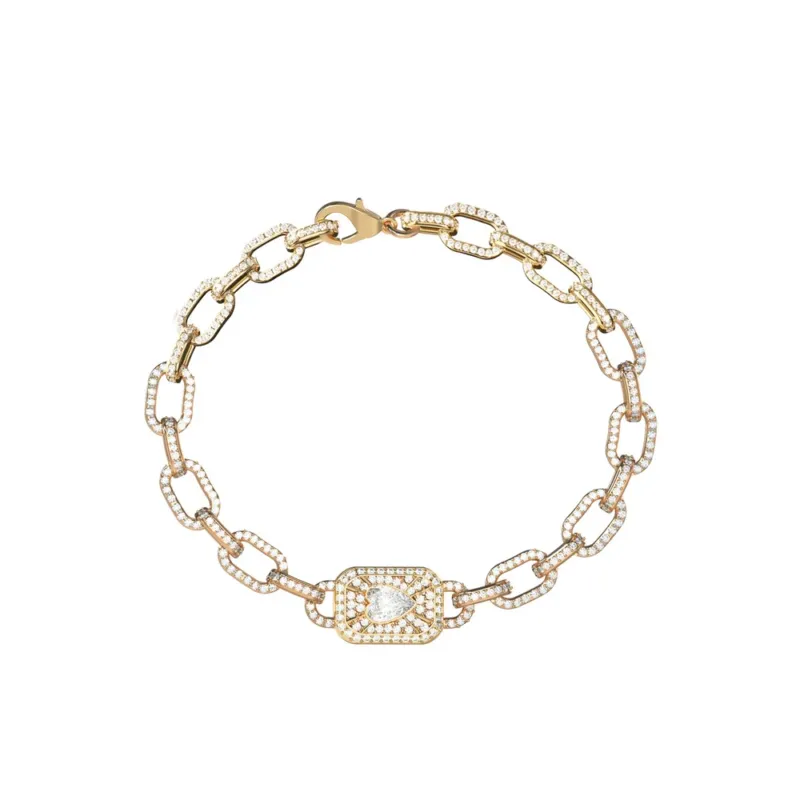 GUESS Armband CRYSTAL LOVE Gold