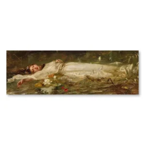 Ophelia Poster von F. W. T. Heyser (ca. 1900)