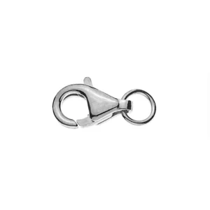 Karabiner Weissgold 375 9x5mm