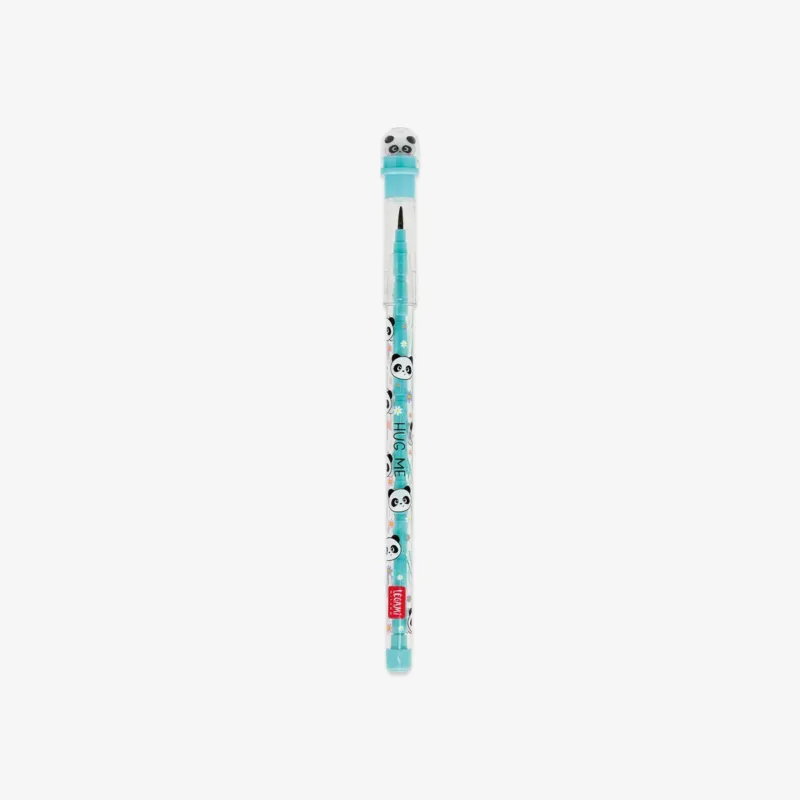 STACKABLE PENCIL WITH ERASER // PANDA