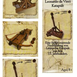 Leonardo-Da-Vinci-Holzbausatz-mini-Kanone-katapult-armbrust-Bausatz-Puzzle-Modell-Modellbau-Holz-kaufen-lafueliki