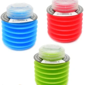 Linkshaender-Doppeldosenspitzer-gross-kum-pop-farben-anspitzer-dicke-und-duenne-stifte-lafueliki