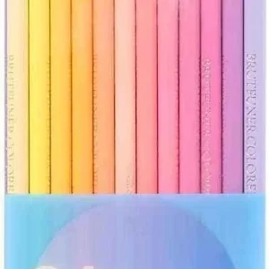 BRUTFUNER 24 Pastel Macaron Color Pencils Set