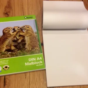 Malblock A4 100Bl Ziesel Recycling - Polly Paper