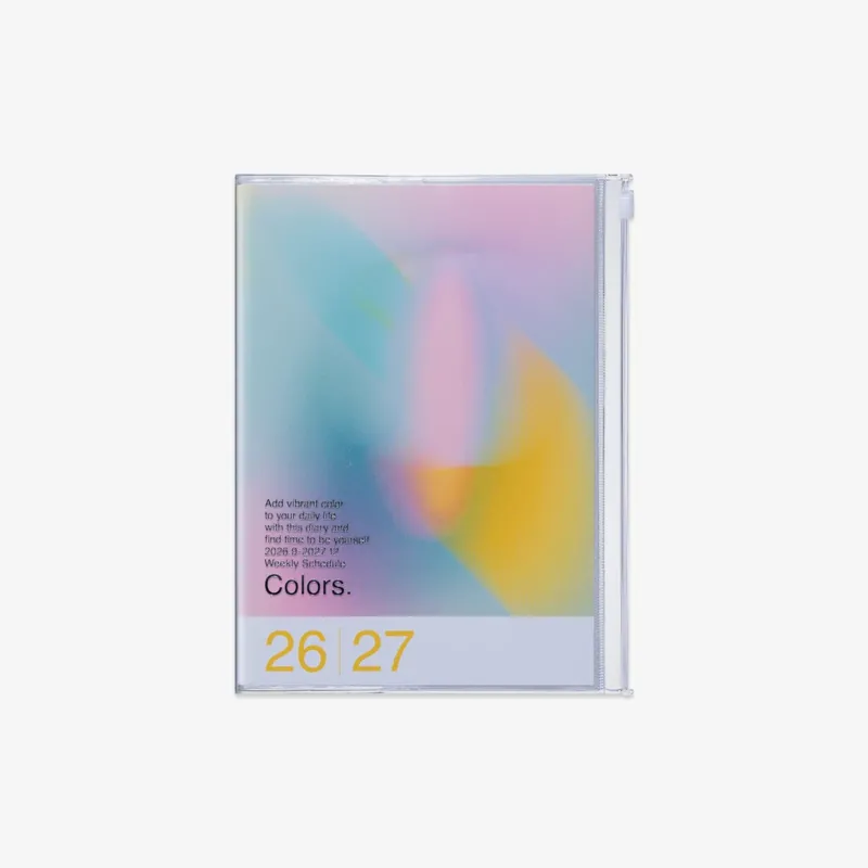 CALENDAR SEP 2026 - DEC 2027 A5 // PINK GRADIENT