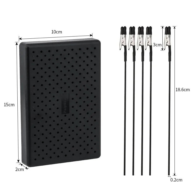 Model Painting Clips with Stand 5-Pack | Gunpla Tools Black