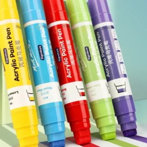 Mont Marte 15mm Wide Flat Tip Acrylic Paint Marker | Set of 2