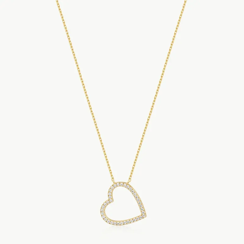 Ania Haie Halskette Heart Xpress Gold