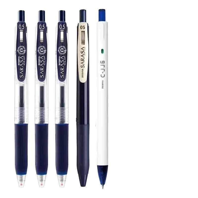 Zebra Japan Medical Gel Pen Blue-Black Ink 0.5mm,5-Pack (Doctor & Nurse Use)