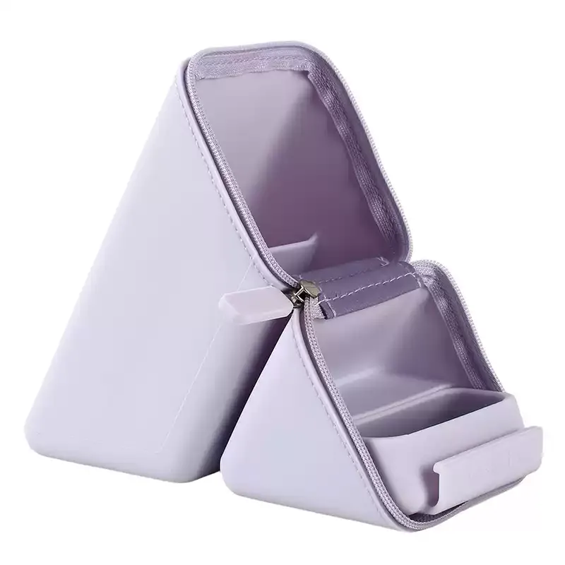Sonic Kakusta Silicone Portable Pen Stand Case Wide Purple
