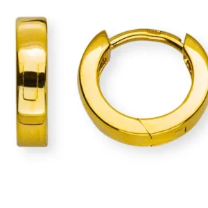 Kreolen Gelbgold 750 U-Profil 10.4mm
