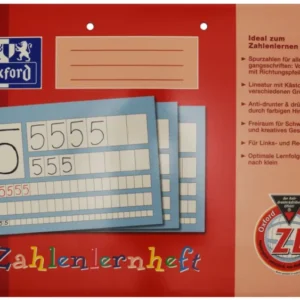 Oxford-Zahlenlernheft-A4-quer-Lin-ZL