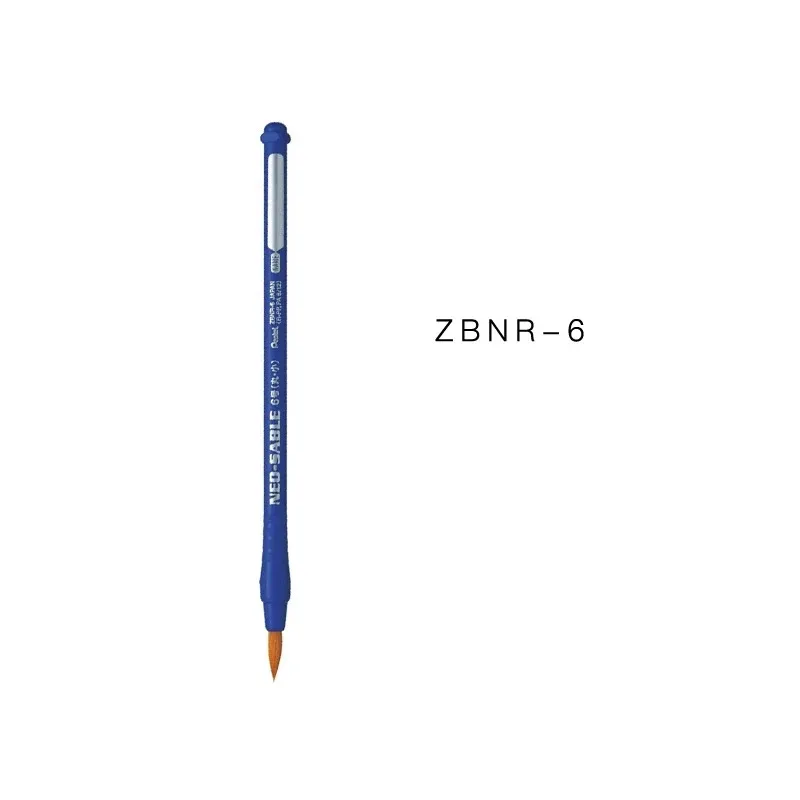 PENTEL NEO SABLE Synthetic Brushes ZBNR NO.6/14 Round NO.6