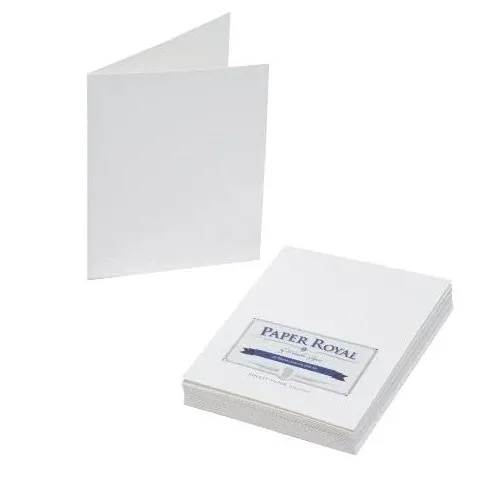 Paper Royal Klapp-Karten A6 WEISS