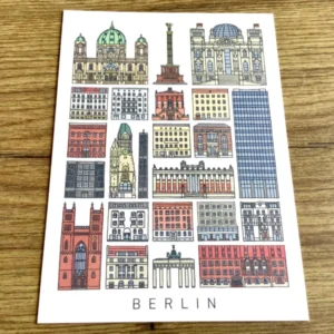 Postkarte urban Berliner Gebäude